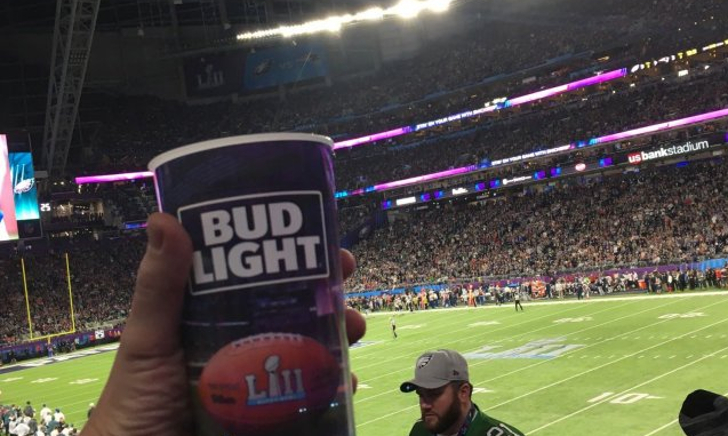 Bier tijdens de Superbowl